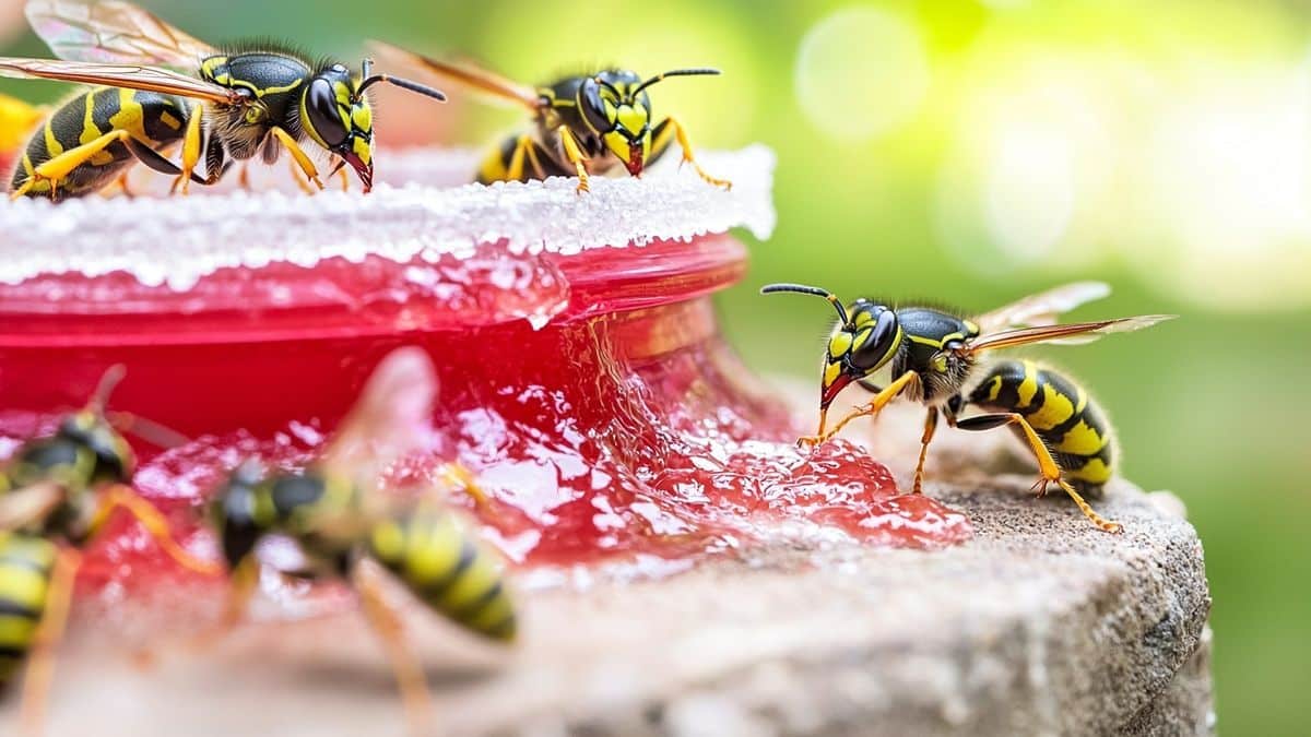 Ce que vous jetez dans la cuisine attire les guêpes sans que vous le sachiez