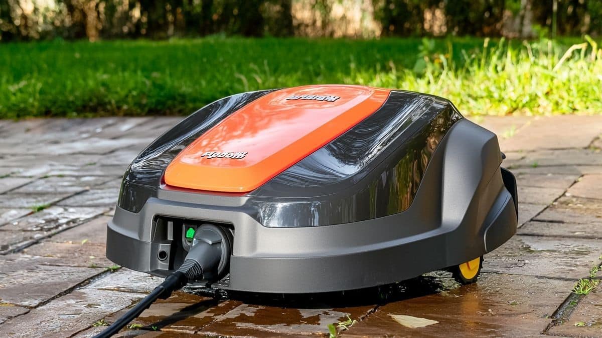 “Elle vaut largement les modèles à 500 €” : cette tondeuse robot Lidl à moins de 200 € fait parler d’elle